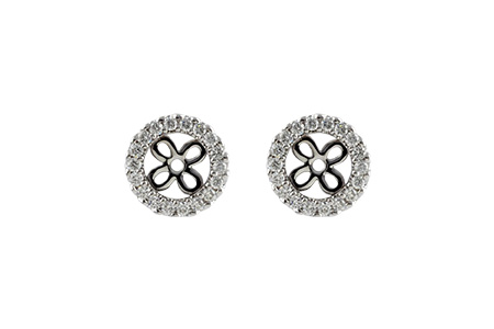 L214-58740: EARRING JACKETS .24 TW (FOR 0.75-1.00 CT TW STUDS)