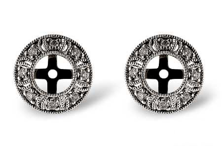 D027-36013: EARRING JACKETS .12 TW (FOR 0.50-1.00 CT TW STUDS)