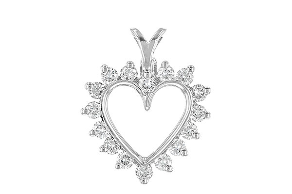 G033-66994: HEART PENDANT .45 TW