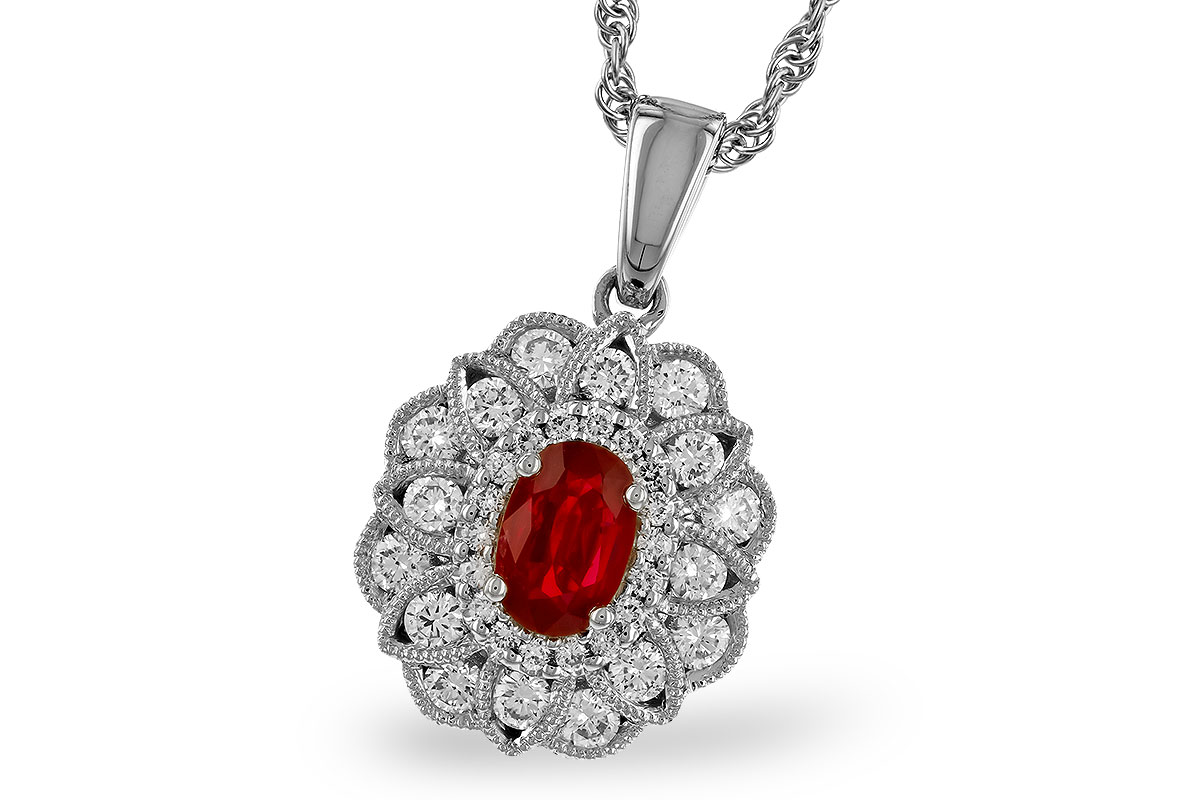 H300-98758: NECK .55 RUBY TW 1.07 TGW (6x4MM RUBY)