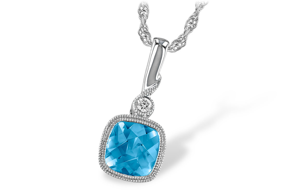 M213-70585: NECK 1.03 BLUE TOPAZ 1.05 TGW